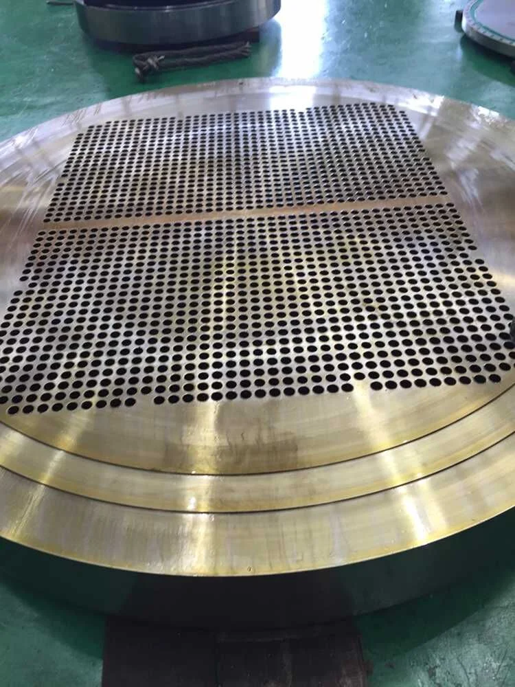 UNS C10200 (UNS C10300, UNS C11000) +ASME SA516. Gr60 Gr. 60 Grade 60 SA516. Gr70 Bimetallic Clad/Cladding/Cladded Tube sheets Baffles Support Plates Tubesheets