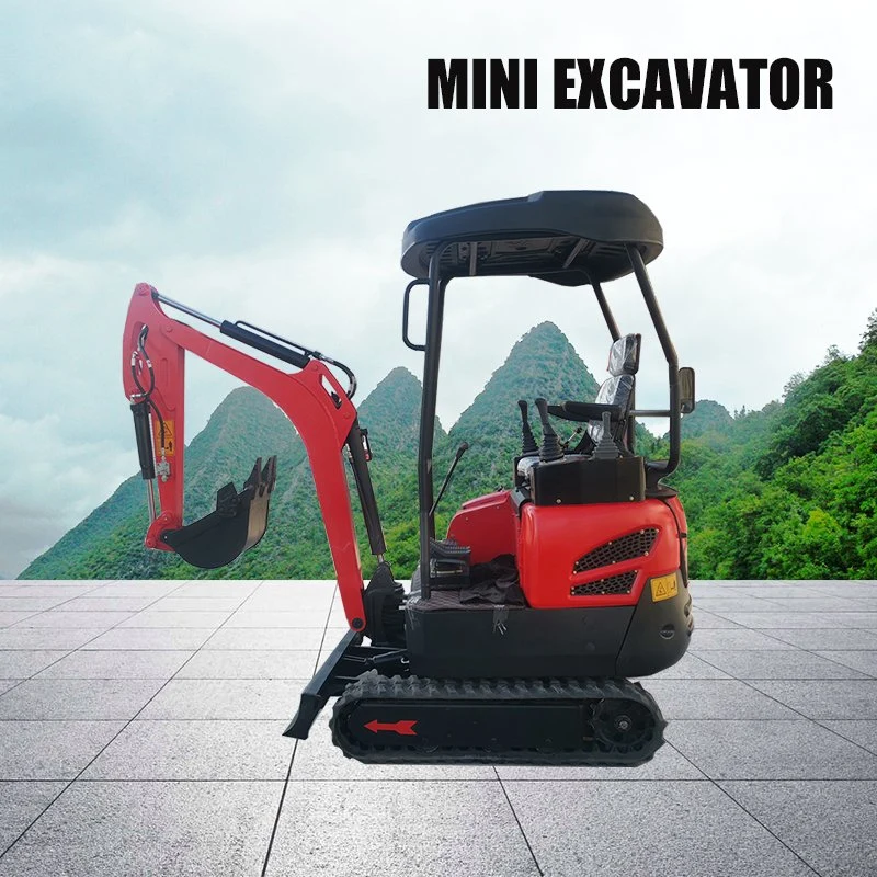 Sale Cheap 1.8t 3.5ton Mini Hydraulic Excavator Machines Used for Engineering Construction Home Garden Digger Machine