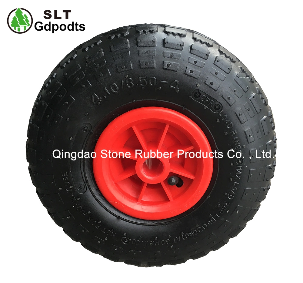 3.50-4 Rubber Wheel Tyre and Tube for Garden Cart and Tool Cart