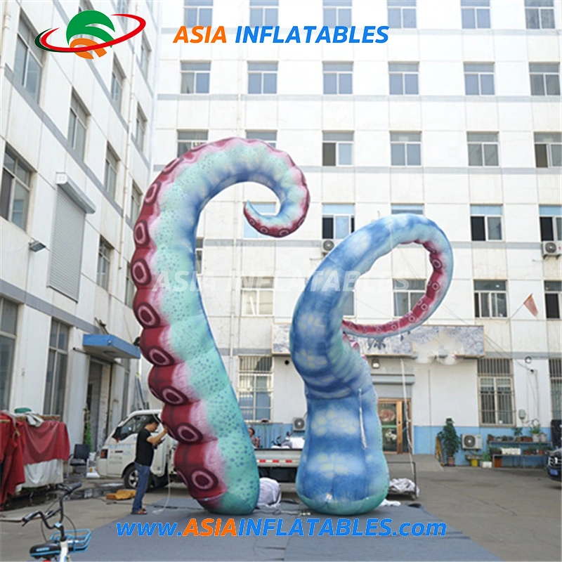 LED Lights Tentacles Inflatable Octopus for Decoration