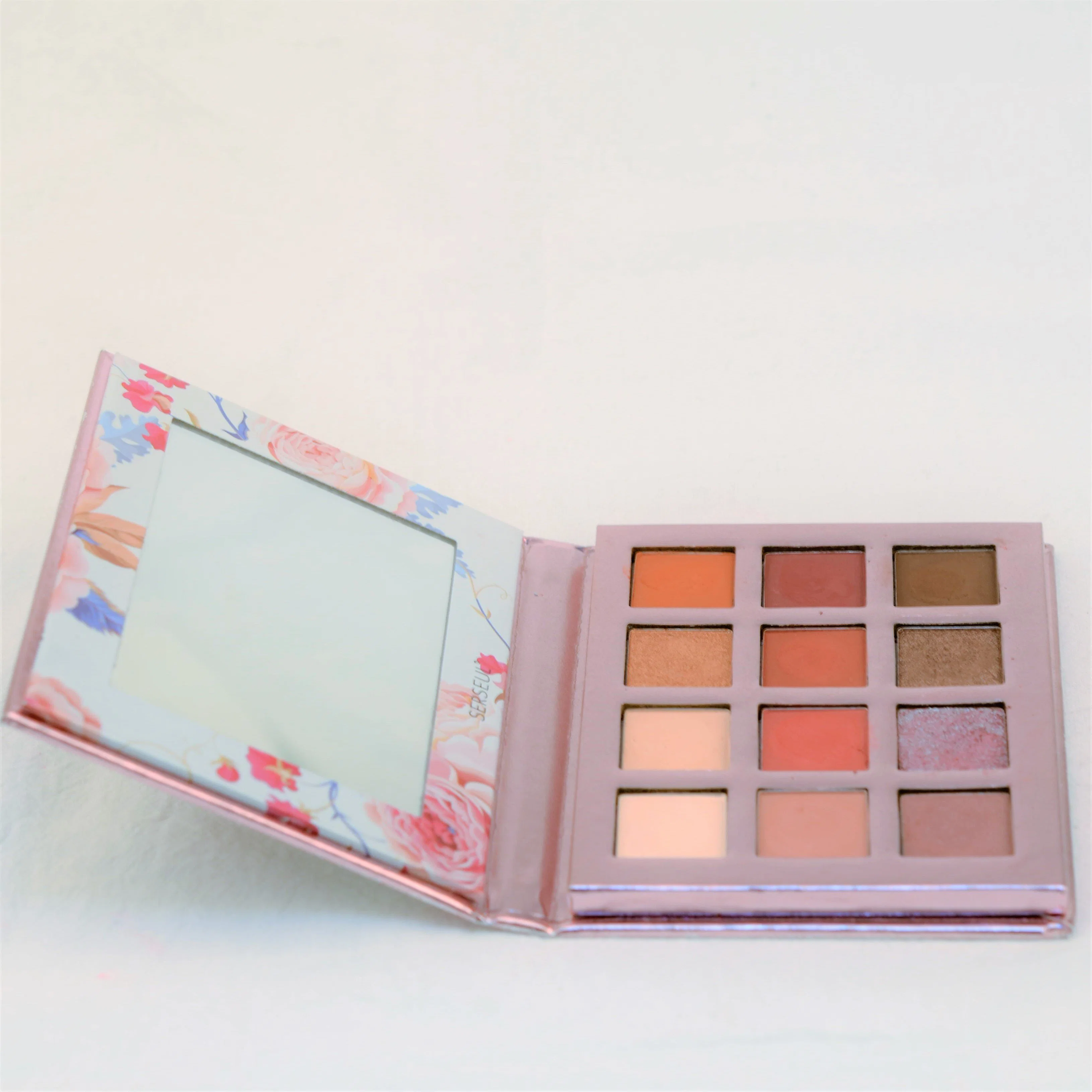 OEM Eyeshadow Cardboard Palette Custom Your Make up Brand Square Pan