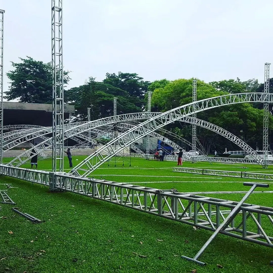 Stage Truss Spigot Type Design Arch Canopy Roof Truss System