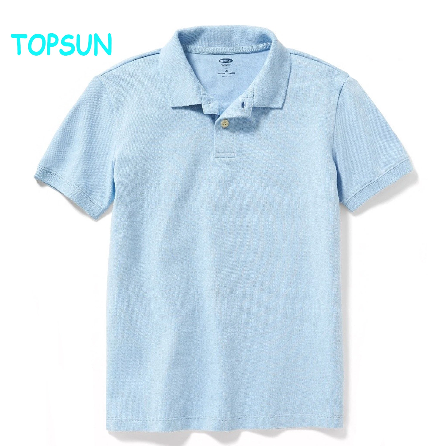 Children Blank School Uniform Polo Shirt Boys Cotton Short Sleeve T Shirt Baby Embroidery Plain Apparel