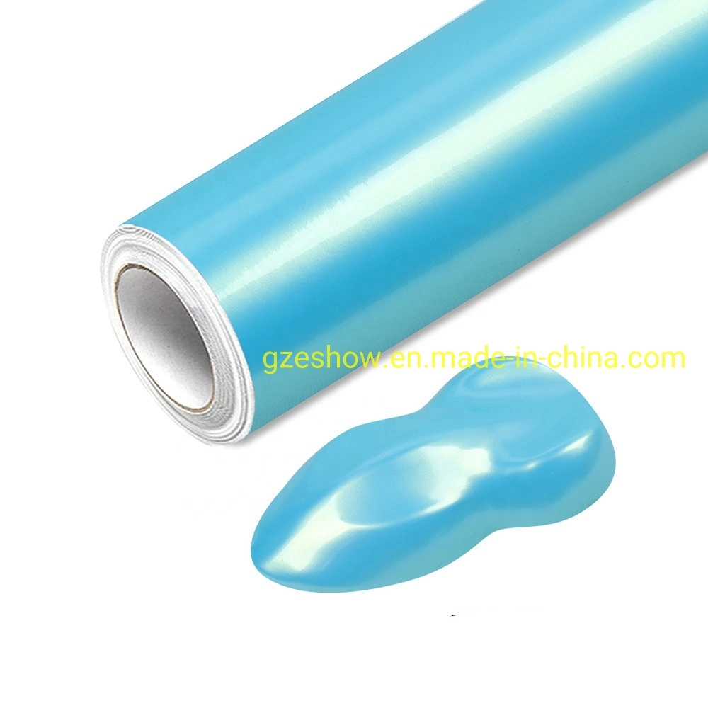 Glossy Coral Glacier Blue Promotion Color Car Film