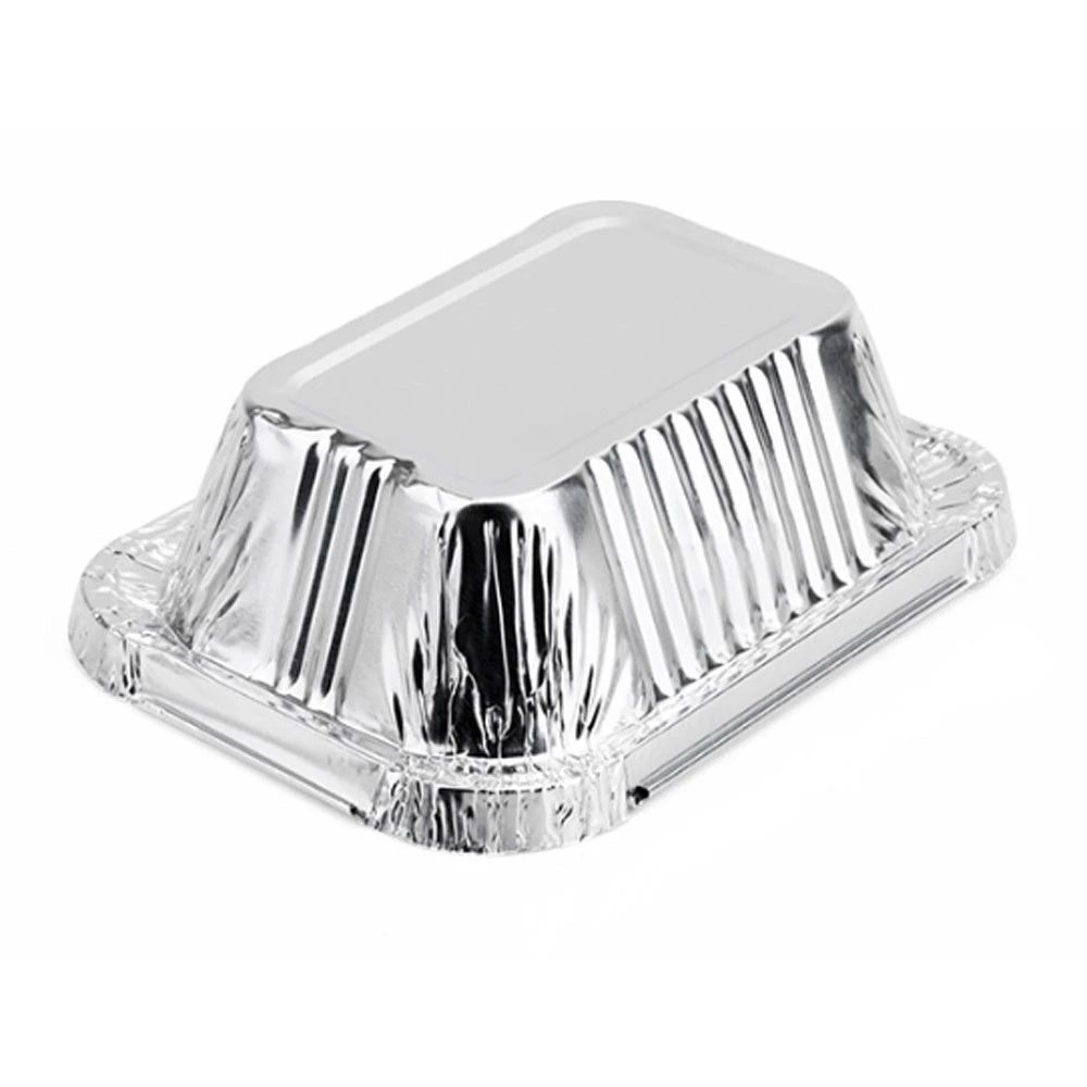 Rectangular 2.8g Baking Dish Pans Logo Disposable Dessert Boxes Color Pudding Pan Cakes Aluminum Foil Baking Cups