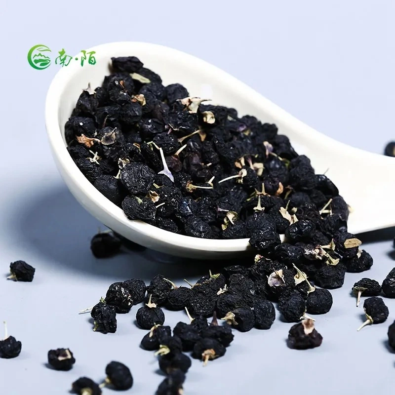 Melhor chinês de qualidade de alimentos saudáveis Frutas secas Wild Goji Black Berry Wolfberry