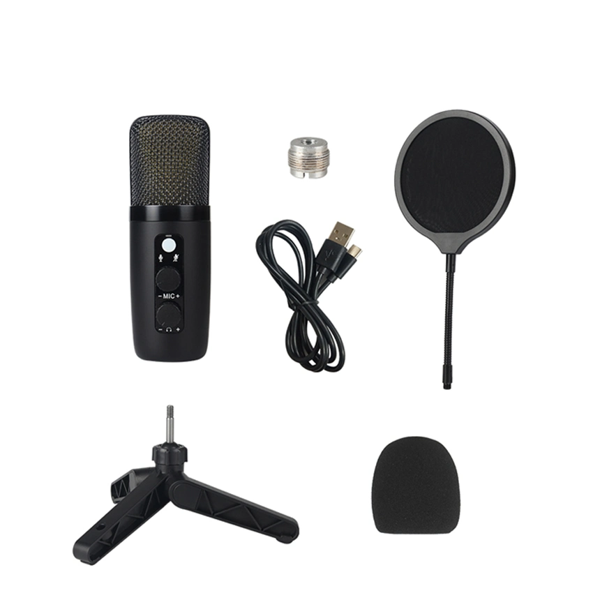 360 Degree Omni-Directional Noise Reduction USB Microphones Conference Microphone Condenser