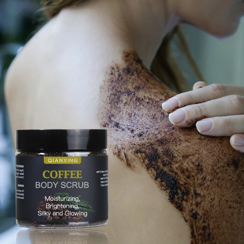 Private Label de café de Coco Natural matorrales secos exfoliación profunda del Cuerpo irregular