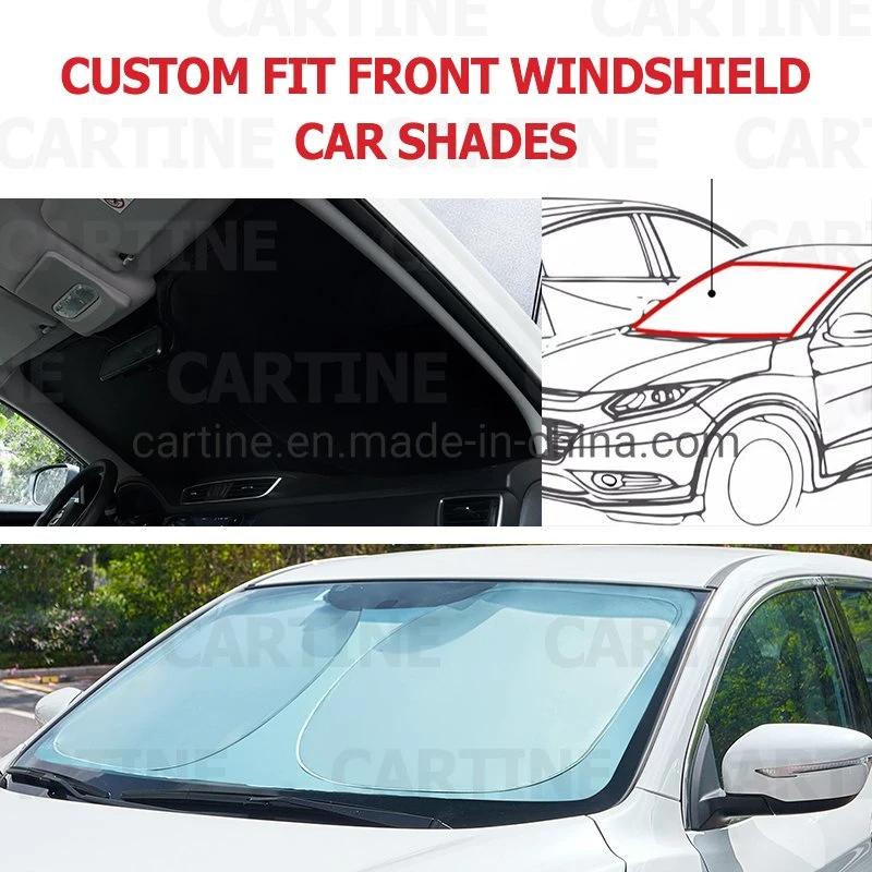 Rideau pare-soleil de voiture en polyester OEM avec rideau de voiture " Custom Fit toute voiture teintes Windows