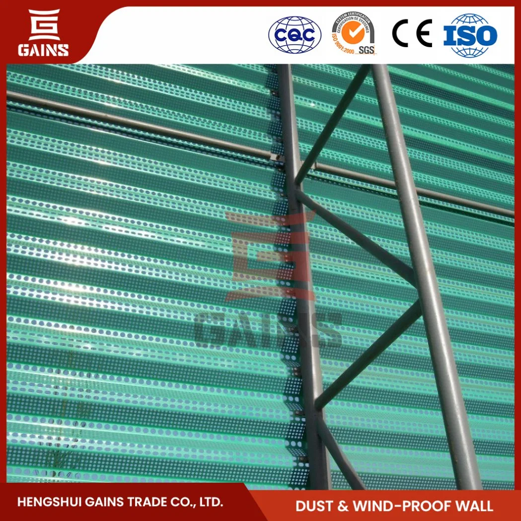 Gains Dust Suppression and Windproof Screen Wholesale/Supplierr Perforated Anti-Wind and Dust Control Mesh China Wind Proof Dust Screen