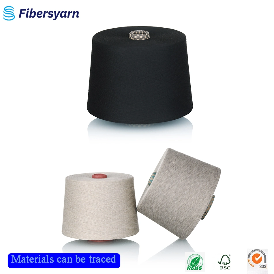 Tc 65/35 Polyester Cotton Yarn Importers Materials OEM for Colored Socks