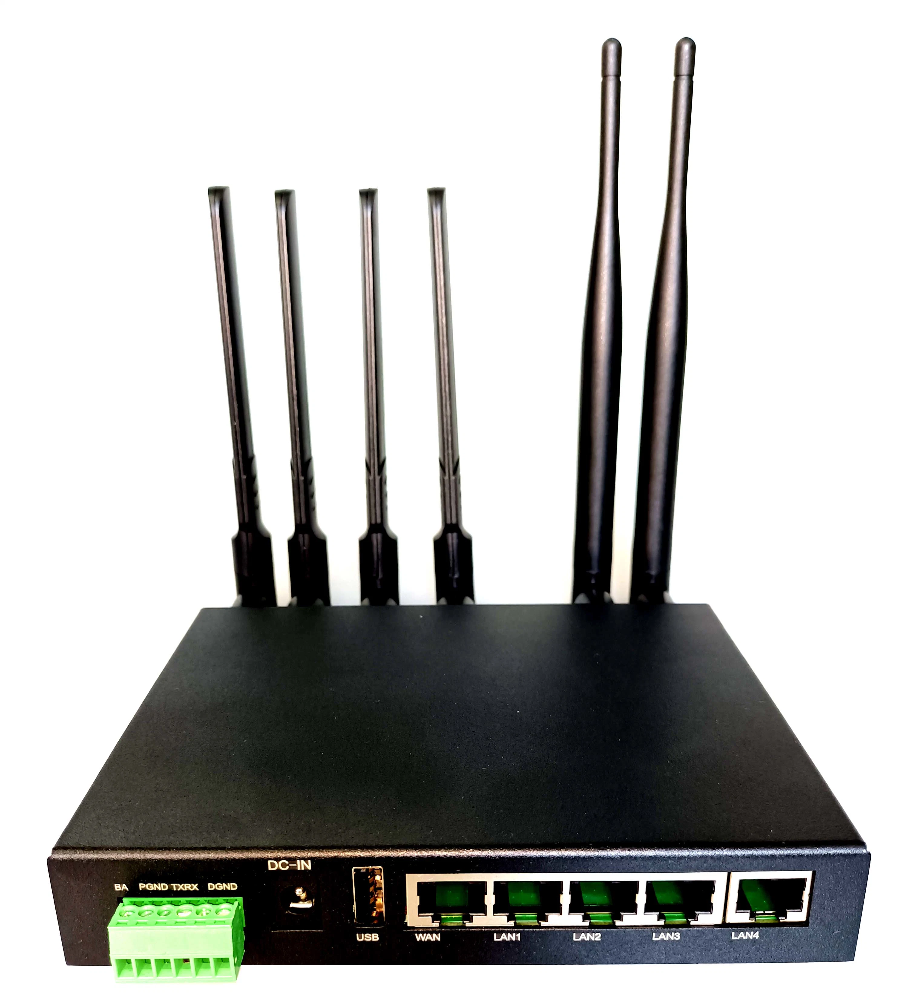 3G 4G 5G 1200Mbps Router de red 5G de grado industrial CPE interiores Gigabit Ethernet Router inalámbrico 5G