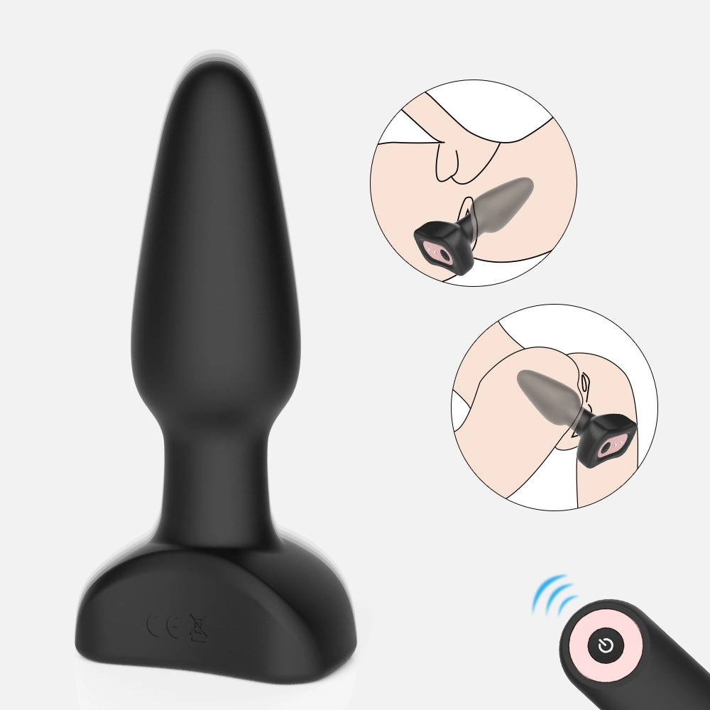 7 Vibration Butt Plug Vibrator Magnetic Plus Butt Massager Remote Control Vibrating Anus Plug Wearable Anal Plugs for Men Women