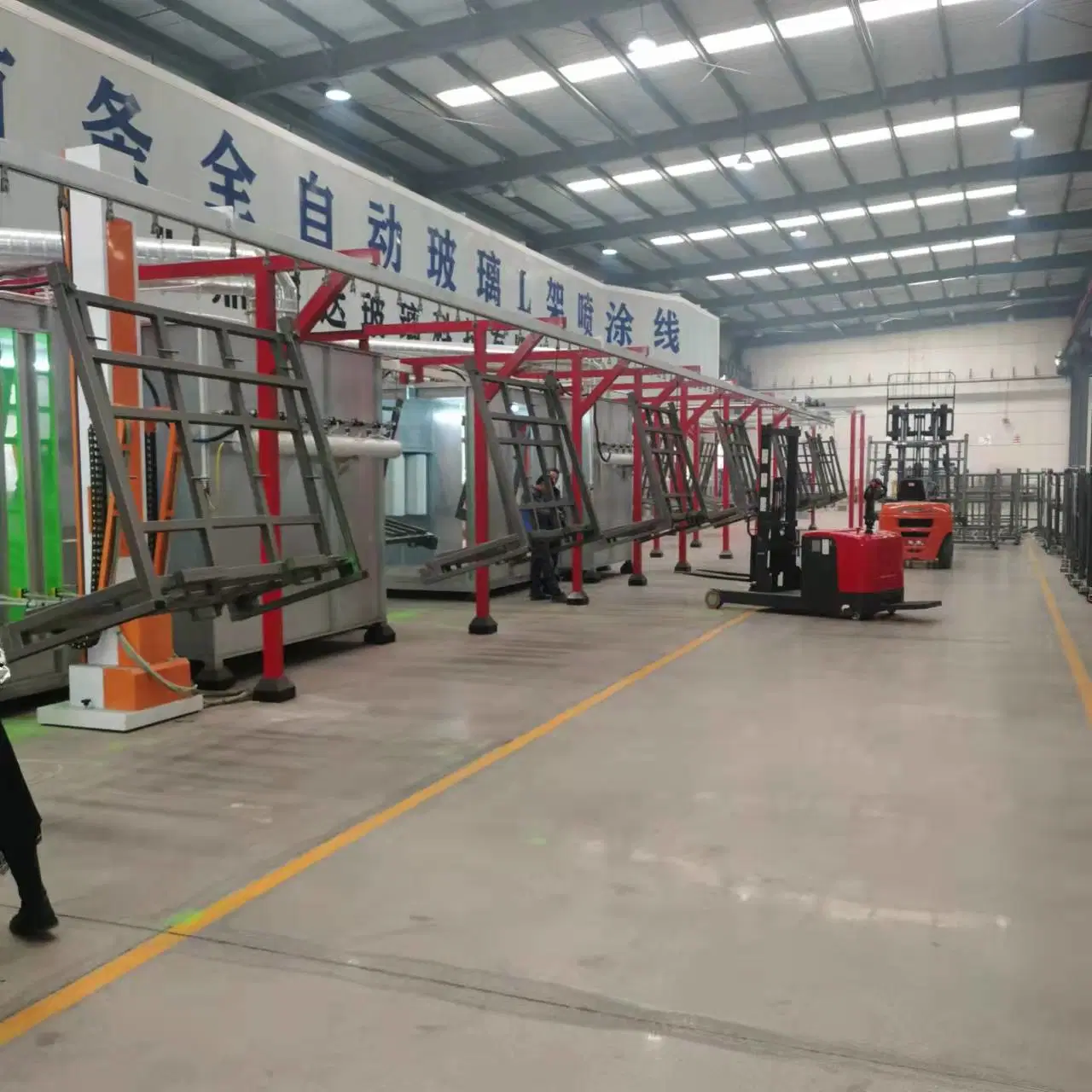 Warehouse Glass Logistic Stack Glass L Rack Frame