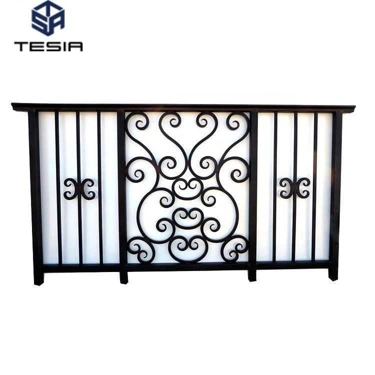 New Luxury Design Price Outdoor Wrought Iron Balcony Stair Railing