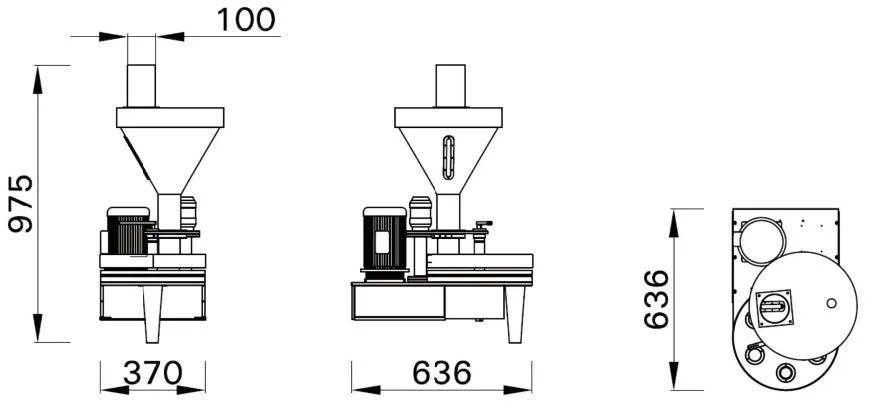 TK-6 dispositivo de llenado de gránulos (tipo de vaso de medición) para agroquímicos, productos farmacéuticos, productos químicos diarios, medicamentos veterinarios