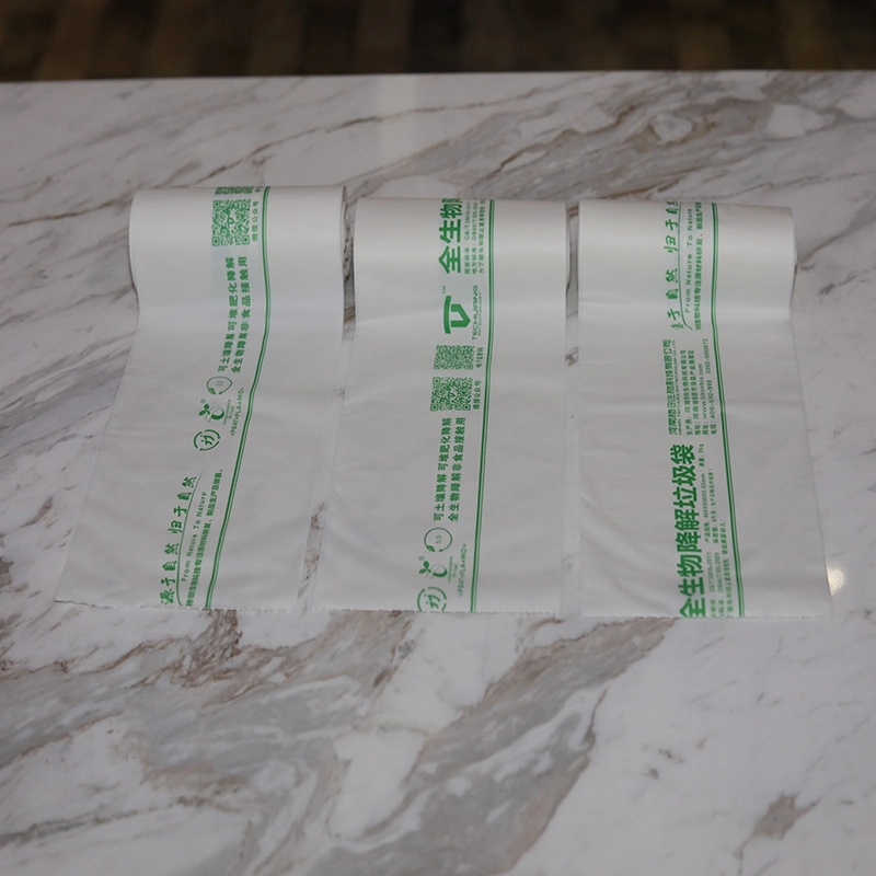 Certificated Factory Supply Biodegradable and Compostable Thickened Rubbish Bin Liner Garbage Trash Bag for Household Office and Kitchen