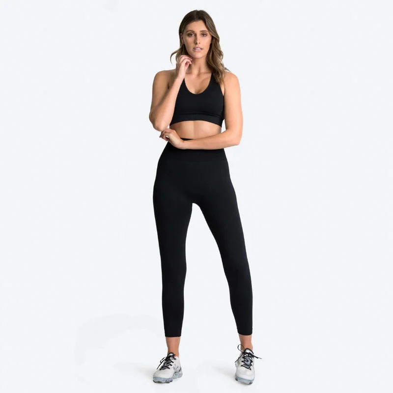 Women Workout Clothing Roseamless Fitness & Yoga Wear Yoga Leggings Sportswear Girls' Clothing Set