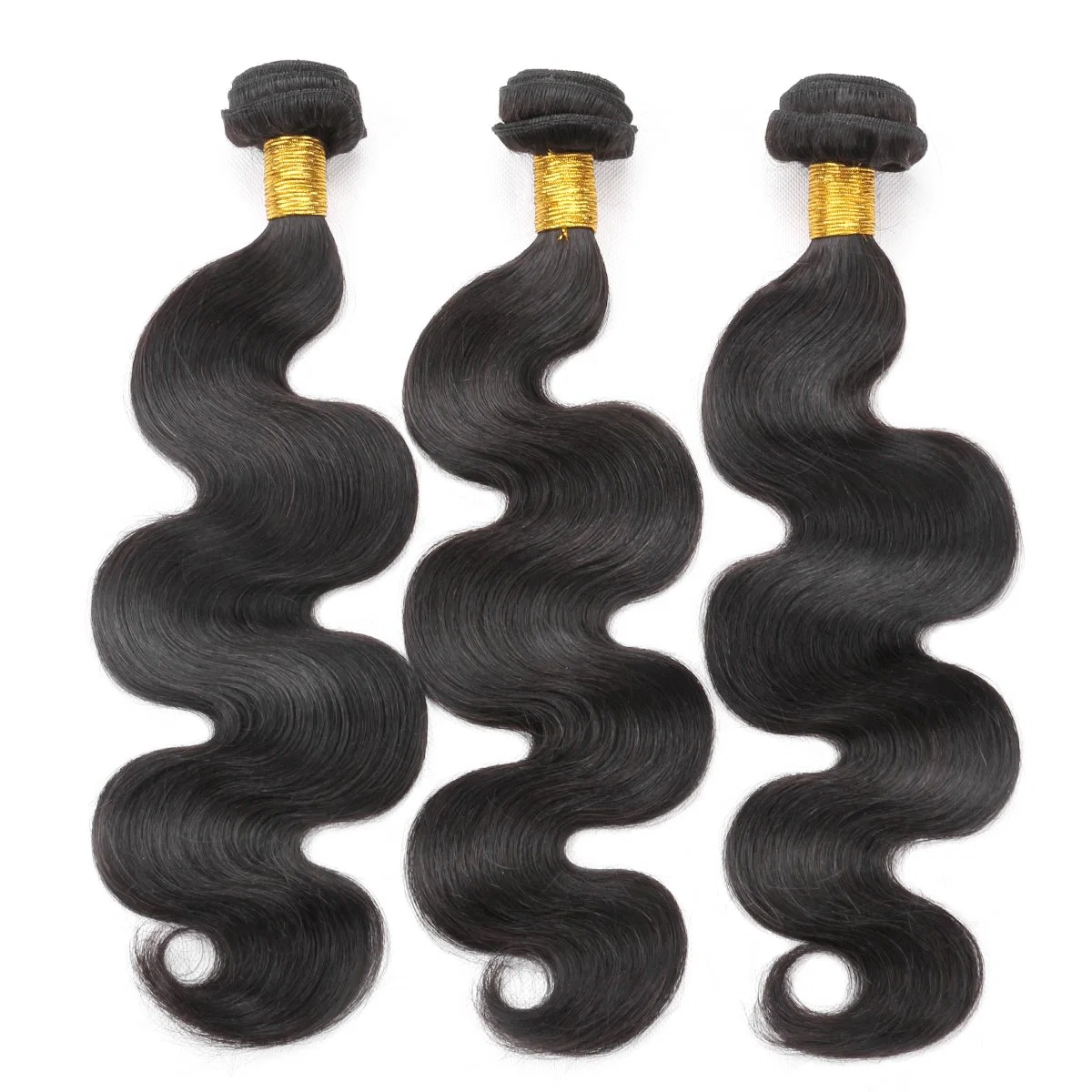 Virgin Body Wave Indian Temple Hair Weft