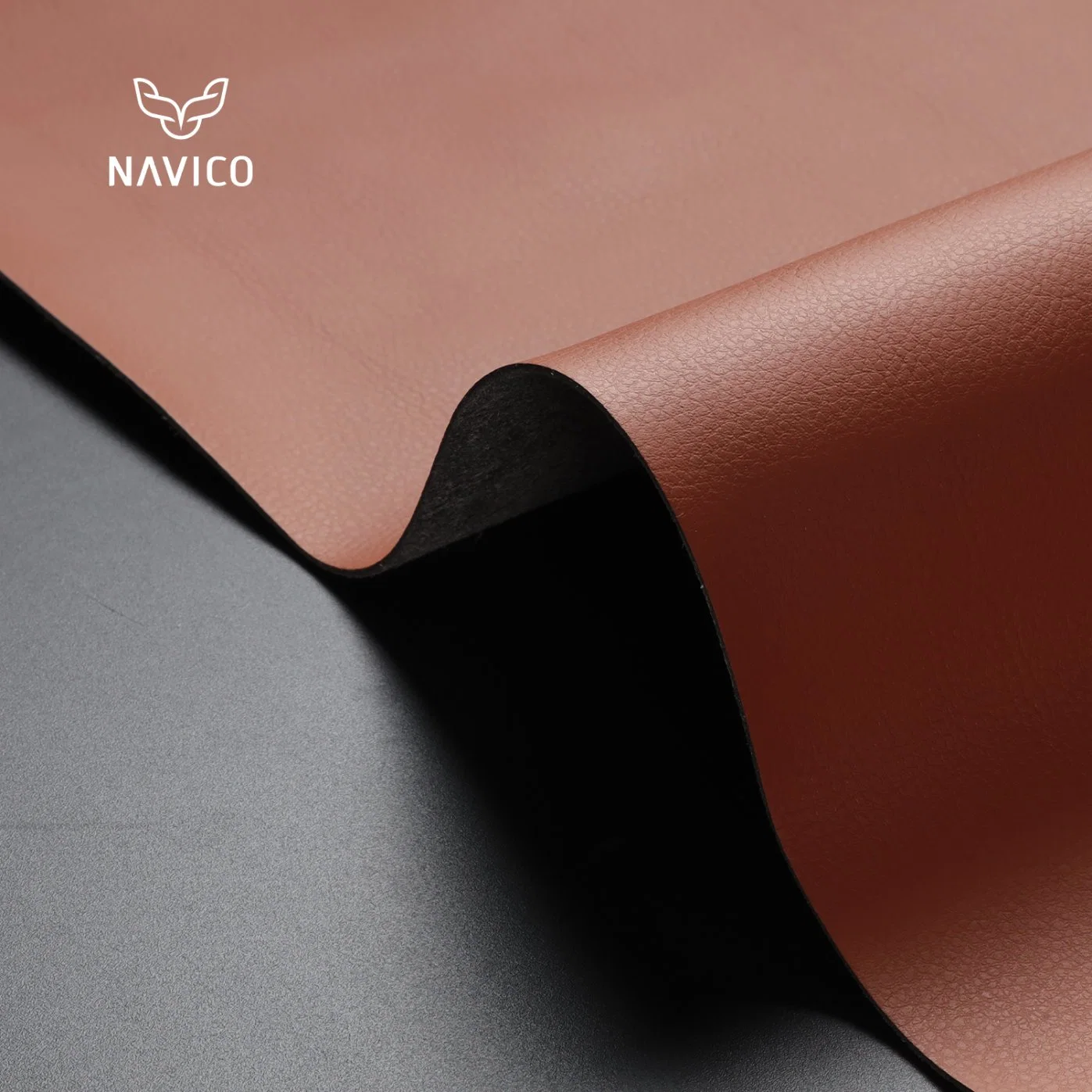 Black Microfiber Leather for Car Interiors