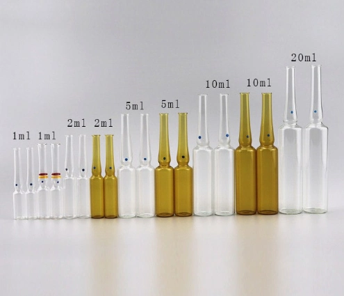 ISO Standard Glass Ampoule 1ml 2ml 3ml 5ml 10ml Clear