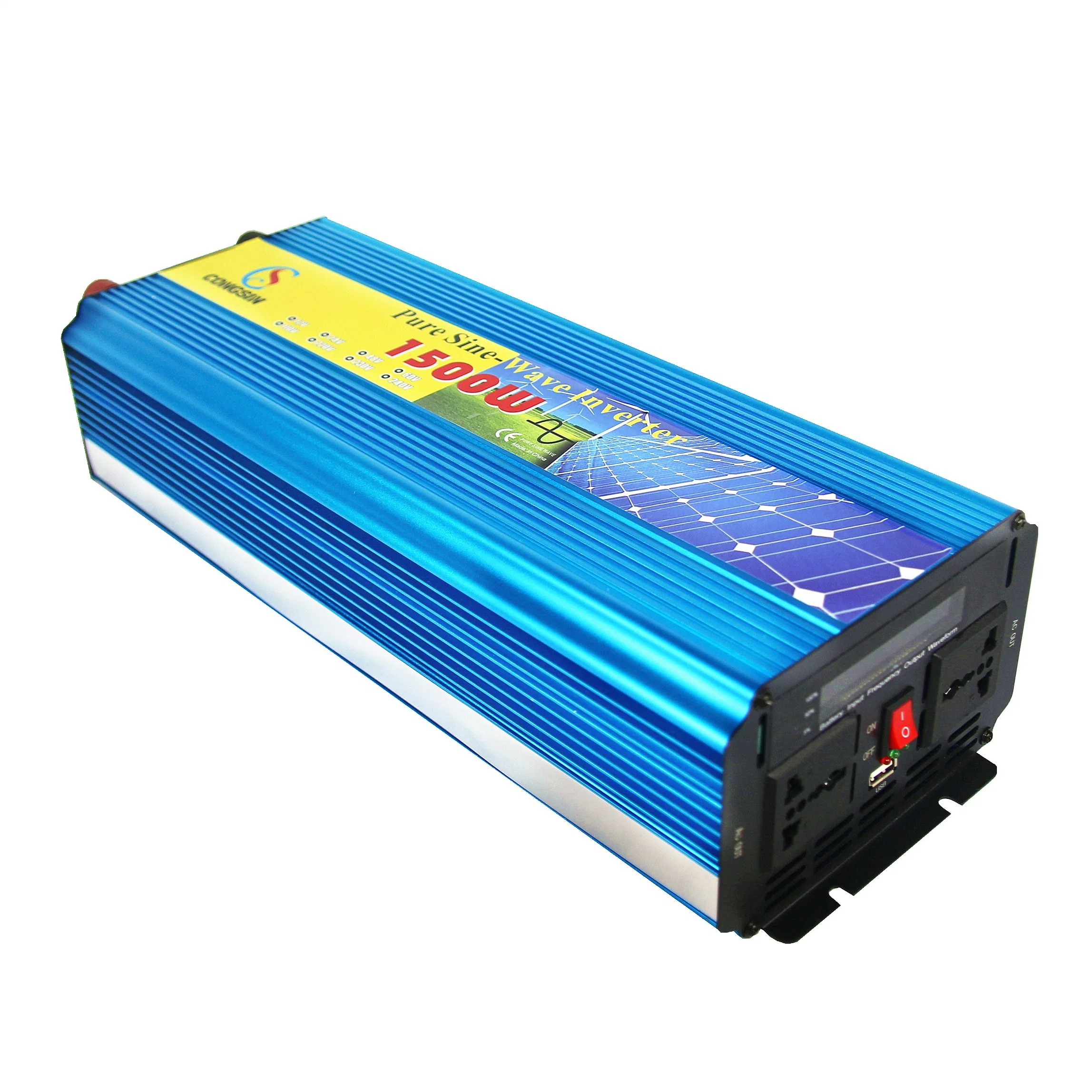 High Efficiency Pure Sine Wave DC12V AC220V 1500W Power Inverter