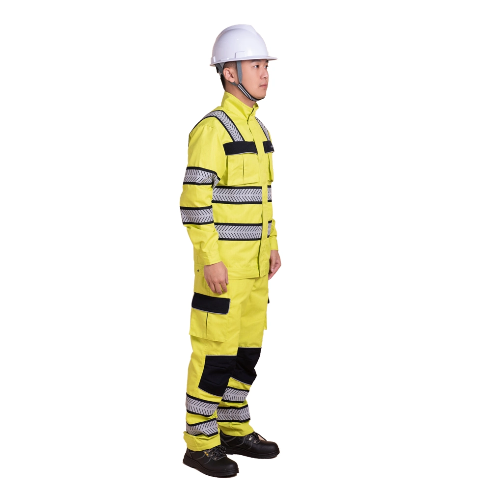 High Visibility Waterproof Hi Vis Clothing Softshell Safety Jacket