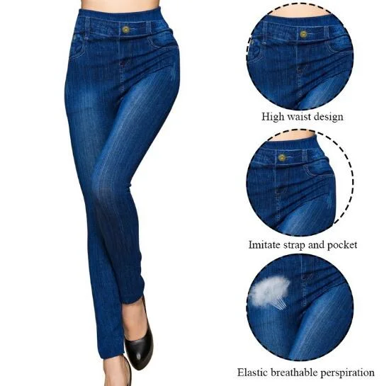 Die Neueste Heiße Sale Sommer Dünne Jeans Leggings (17007)