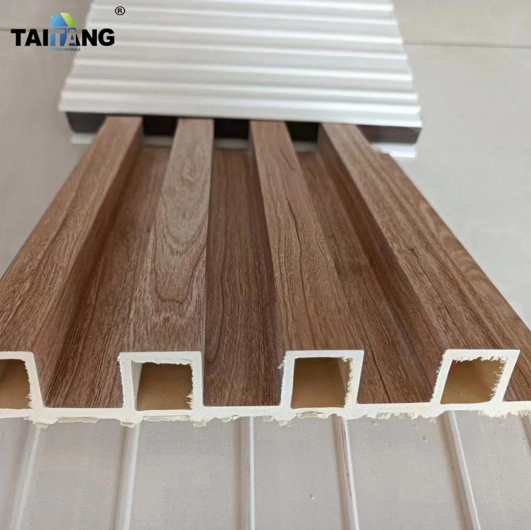 Outdoor WPC Great Wall Solid Wood Partition Wall Cladding WPC Board