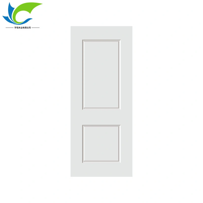 Smooth One Panel Molded Unfinished Surface White Color Door Skins Primed Door Yh- 001