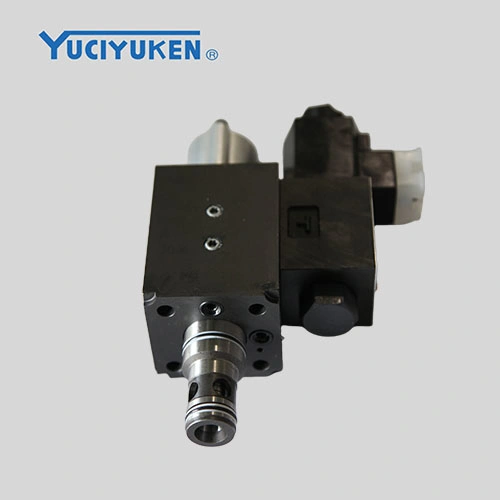 Yuci Yuken lógica de seguridad hidráulica Big Flow Dslv Pilot operado Válvula de cartucho controlada por solenoide con control de posición