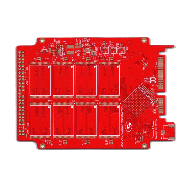 PCB Fr4 6 Layers 1.6mm 2.0mm 2.4mm Gold Lead Free Printed Circuit Board