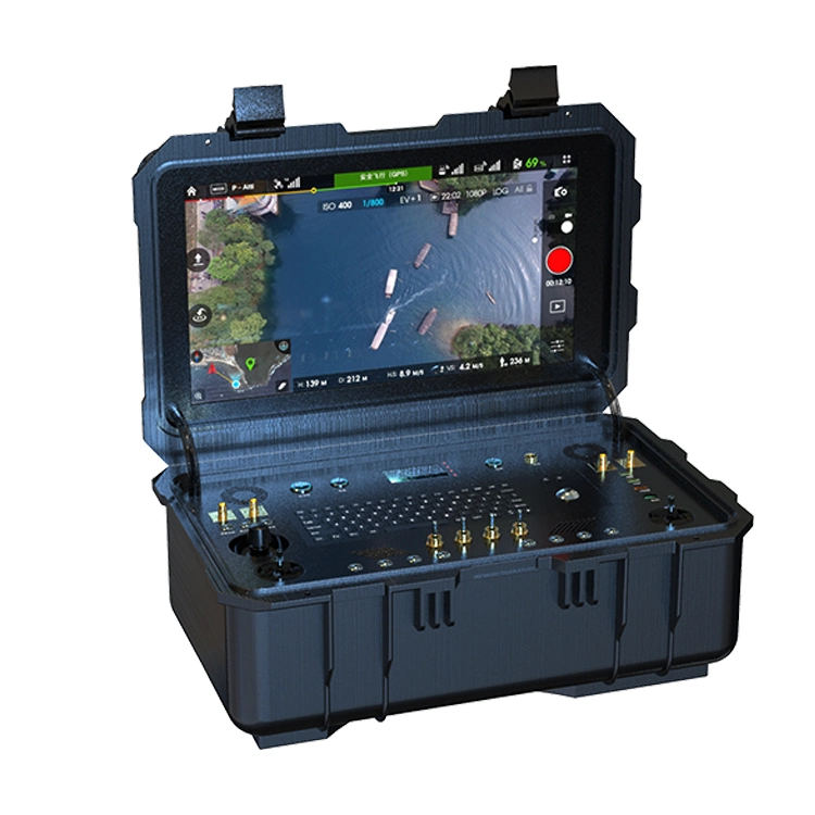 Portable Uav Ground Control Station Manufacturer Real-Time Video Display Long Range Drone