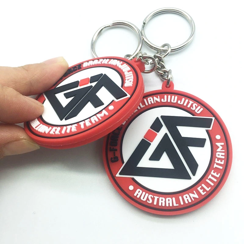 Vente en gros plastique personnalisé PVC caoutchouc porte-clés mode personnalisée 3D Logo lettre Keychains Company Voyage souvenir cadeau pour les articles promotionnels