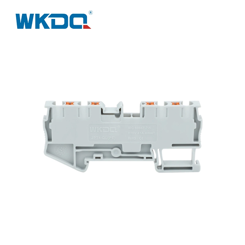 Jpt4-pol. DIN-Schienenklemme, Serie Wkdq 4 Blöcke
