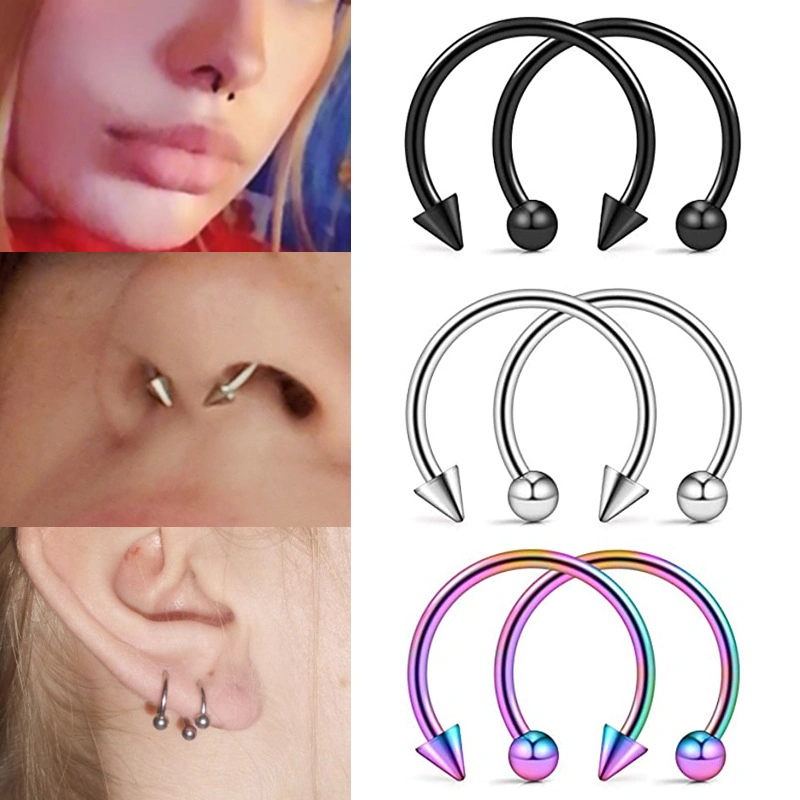 Wholesale/Supplier Titanium Steel U-Shaped Ball Nose Ring Body Piercing