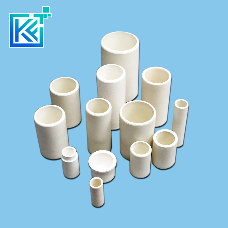 Manufacturer Customerization Wear-Resistant Anti-Corrosion High Temperature Heatt Heat-Treatment Insulation Evaporation Cylindrical Alumina Ceramic Crucibles