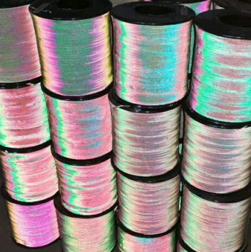 High quality/High cost performance  Reflective Sewing Thread Silver Yarn Stay Safe at Night