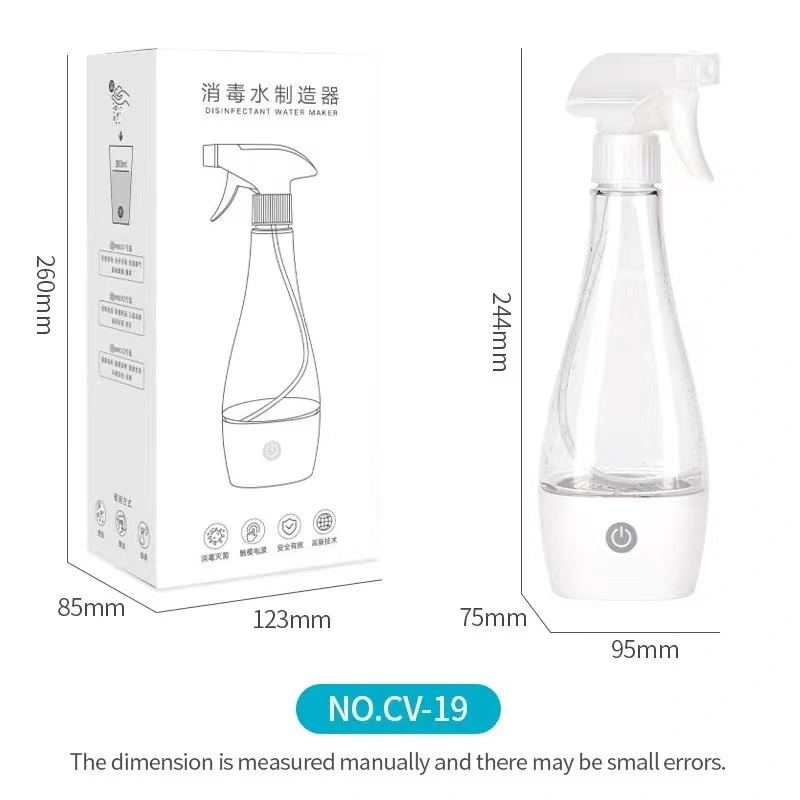 Housekeeping 300ml Portable Cleaner Deodorizer Sanitizer Spray Bottle Naclo Dispenser