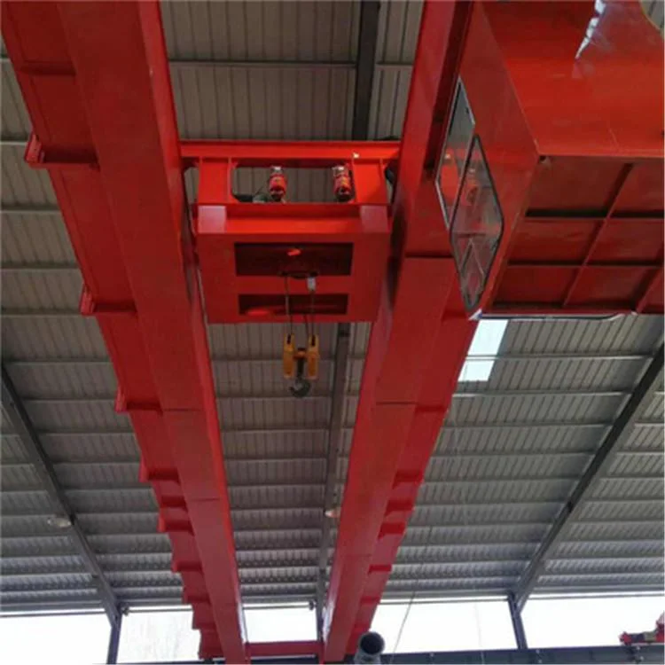 50 Ton Main and Auxiliary Hook Double Girder Overhead Crane