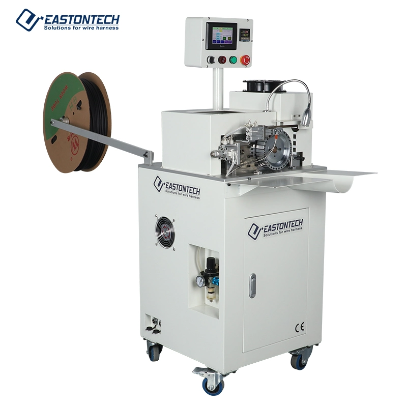 Eastontech Ew-1920 Factory Direct Sales Wire Automatic Threading Heat Shrinkable Tube Casing Machine