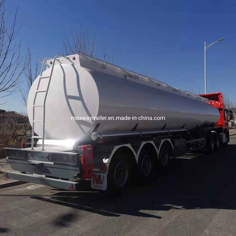 2022 Camión cisterna de petróleo nuevo tráiler de 45000 litros cisterna de combustible de aluminio