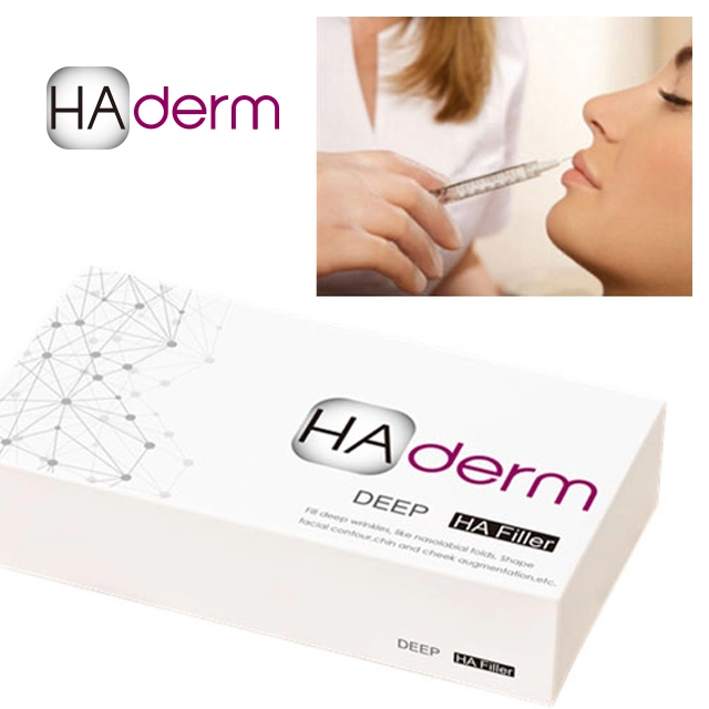 1ml de 2ml 10ml, 20ml de ácido hialurônico fina/Injecção de enchimento dérmica Derm/Linha profunda Ha Derm Bocal