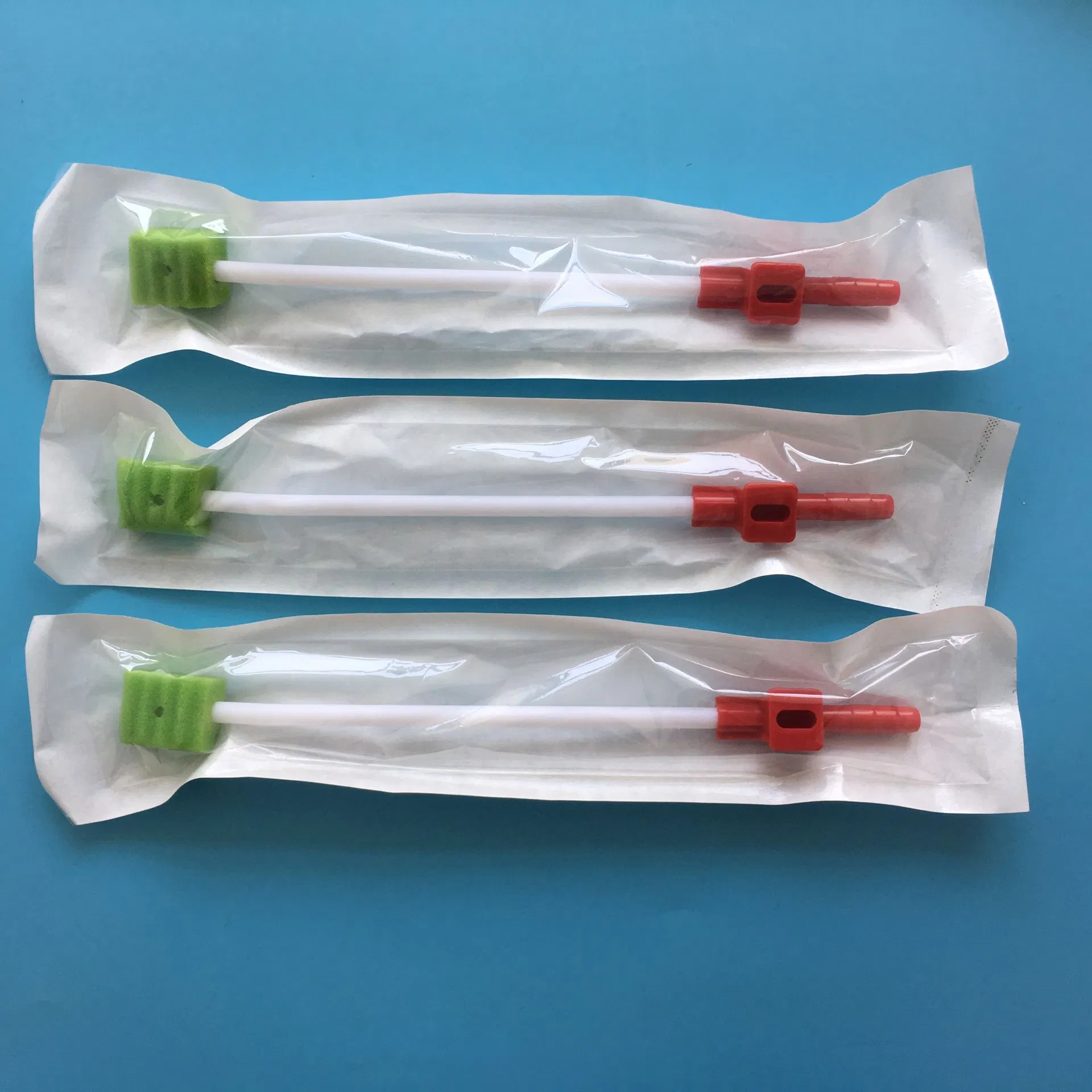 Disposable ICU Patient Using Oral Care Suction Sponge Toothbrush