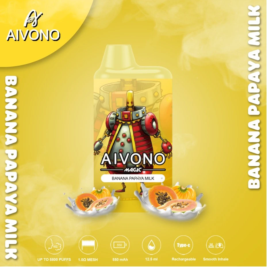 Одноразовые Aivono Vape перо цель Plus 5800puffs Vs отшелушивающей подушечкой плюс вкусов 5% соли 0% и 2% никотина Ecig оптовая oem