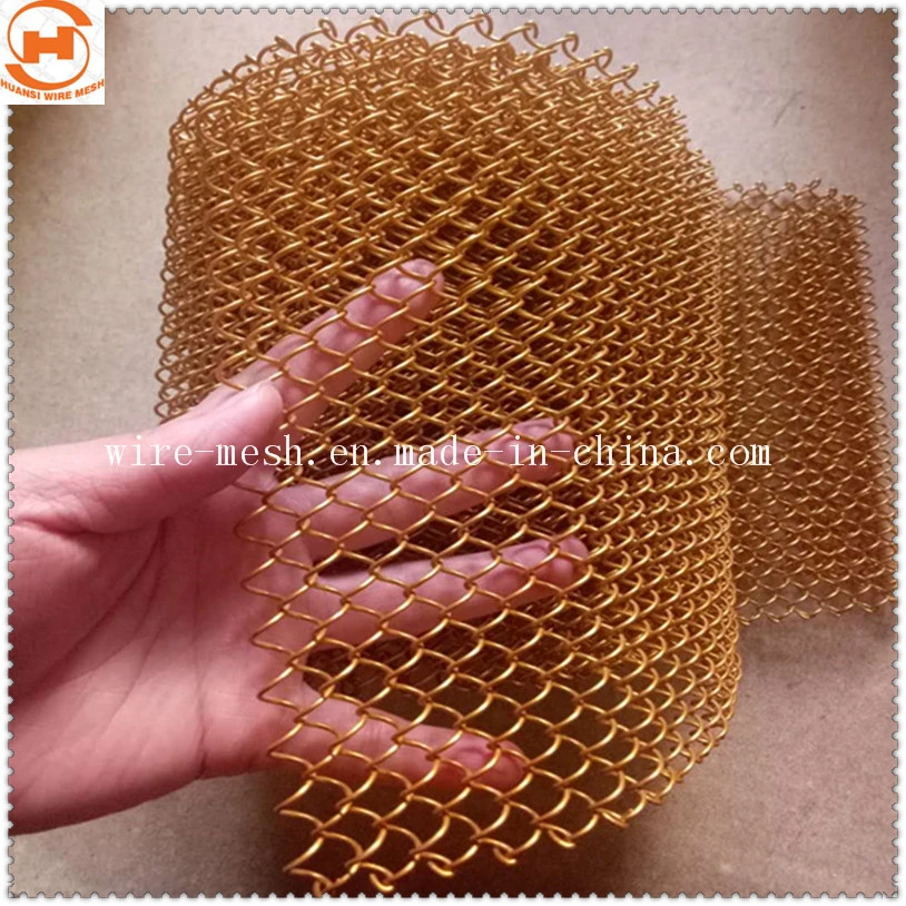 Aluminum Chain Link Curtains Metal Screen Mesh for Room Divider