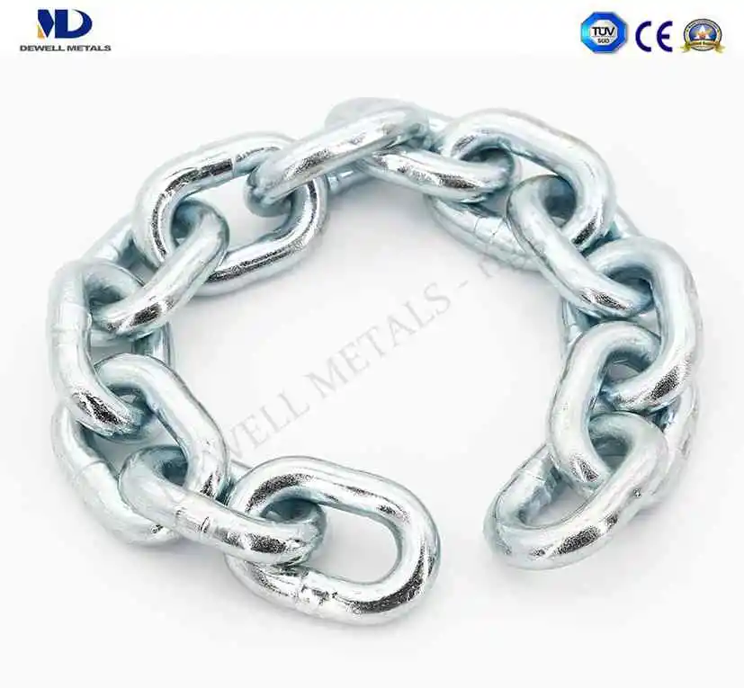 Lifting Chain High Tensile Alloy Steel G80 Quenched and Tempered Galv.