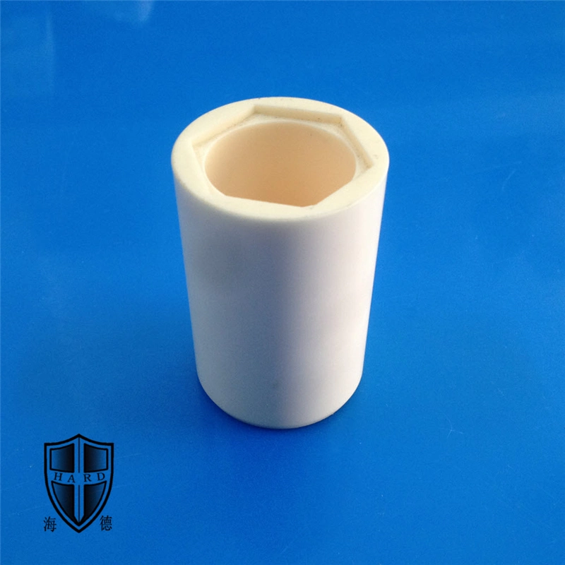 Abrasive Alumina Ceramic Rail Guide Bushing Parts Customized Manufacturer