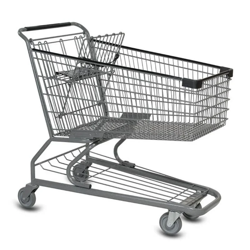 Manufacturer Supply Shopping Trolley Cart Wholesale/Supplier Shopping Trolleys Carts with 4 Wheels