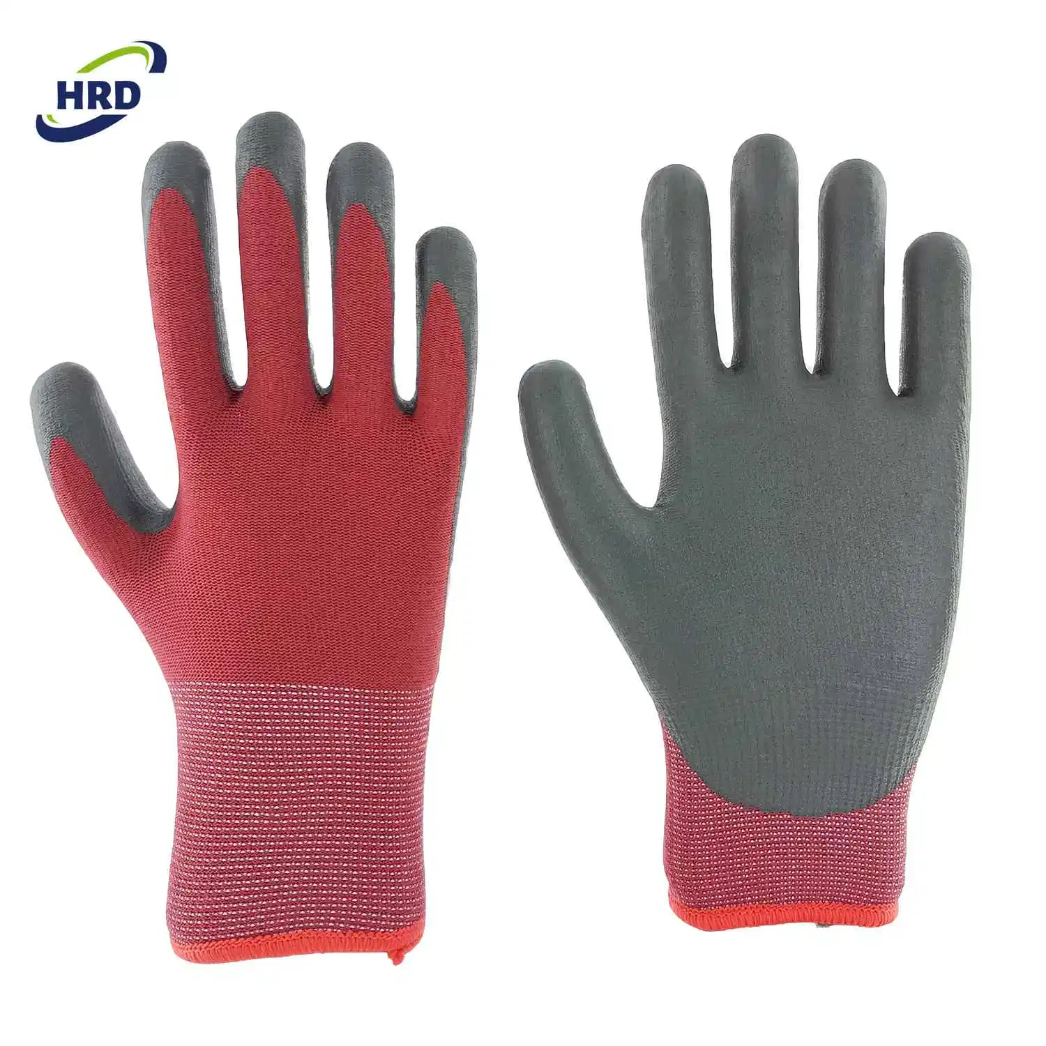 Gants de travail d'hiver thermiques et chauds à double doublure enduits de nitrile en micro-mousse.